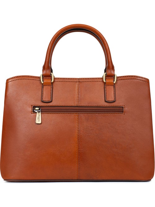 Bolso de mano 2 asas - Cuero ONDINE - Kiabi