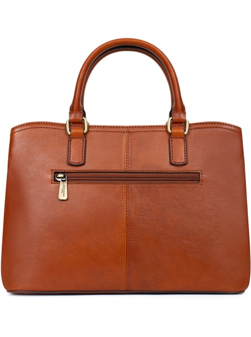 Bolso de mano 2 asas - Cuero ONDINE - Kiabi