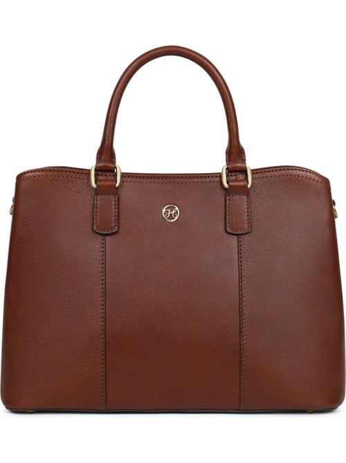 Bolso de mano 2 asas - Cuero ONDINE - Kiabi
