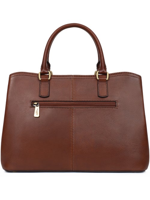 Bolso de mano 2 asas - Cuero ONDINE - Kiabi