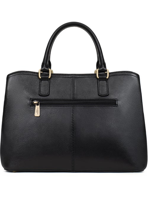 Bolso de mano 2 asas - Cuero ONDINE - Kiabi