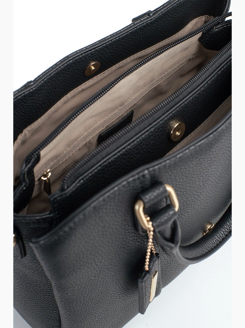 Bolso de mano 2 asas ABI Negro - Kiabi