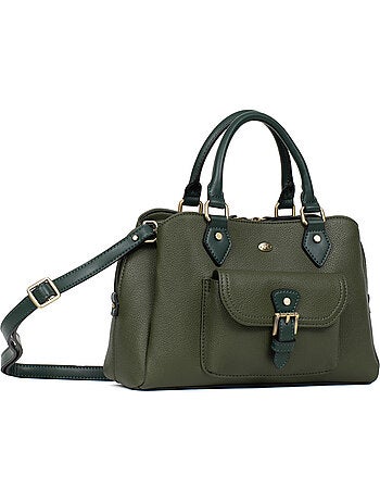 Bolso de mano 2 asas ronda hexagona