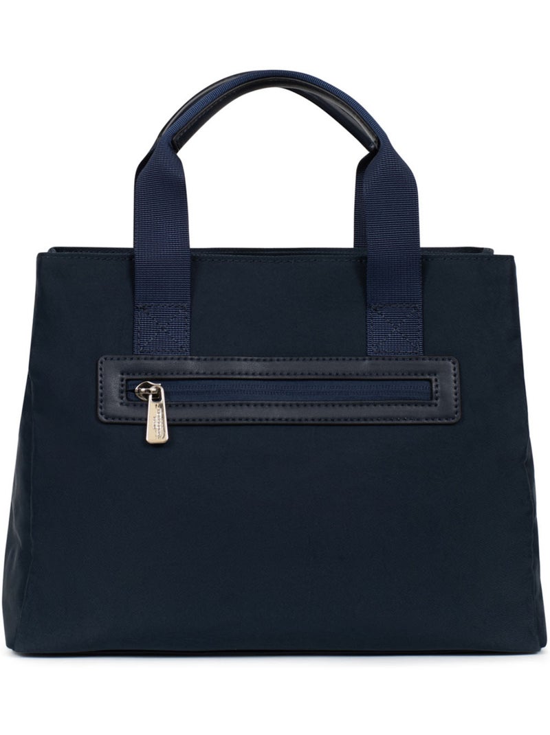 Bolso de mano 2 asas yona hexagona Azul noche - Kiabi