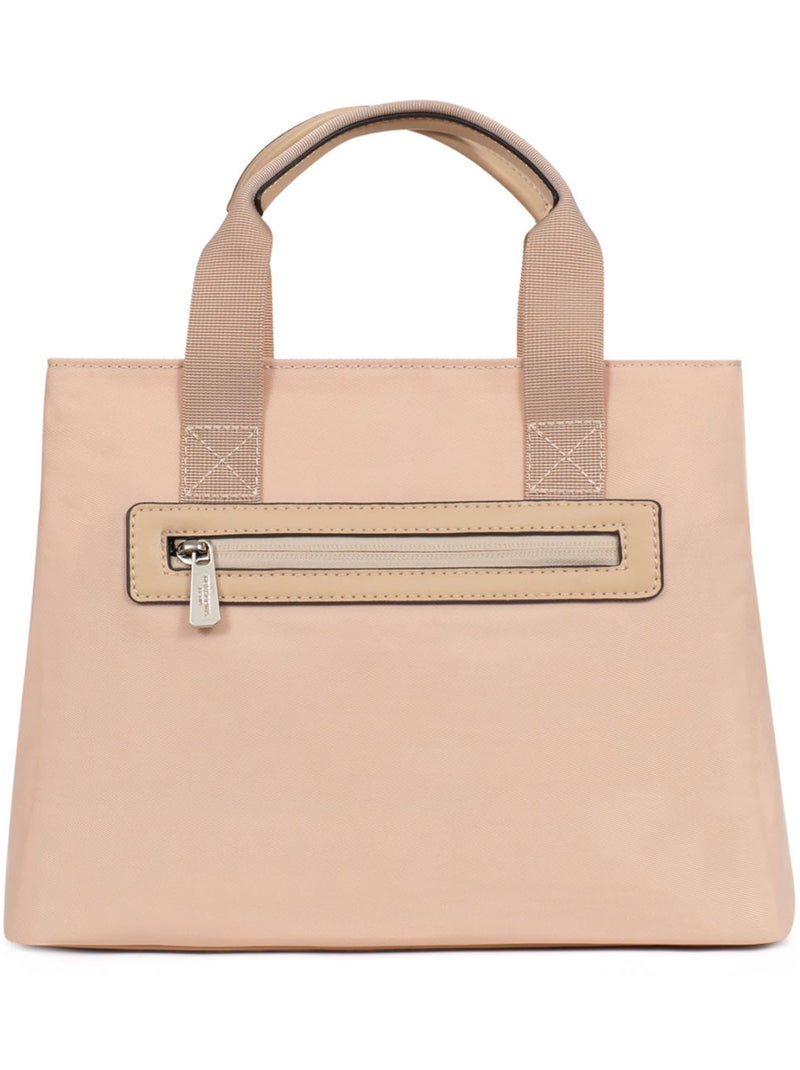 Bolso de mano 2 asas yona hexagona Beige - Kiabi