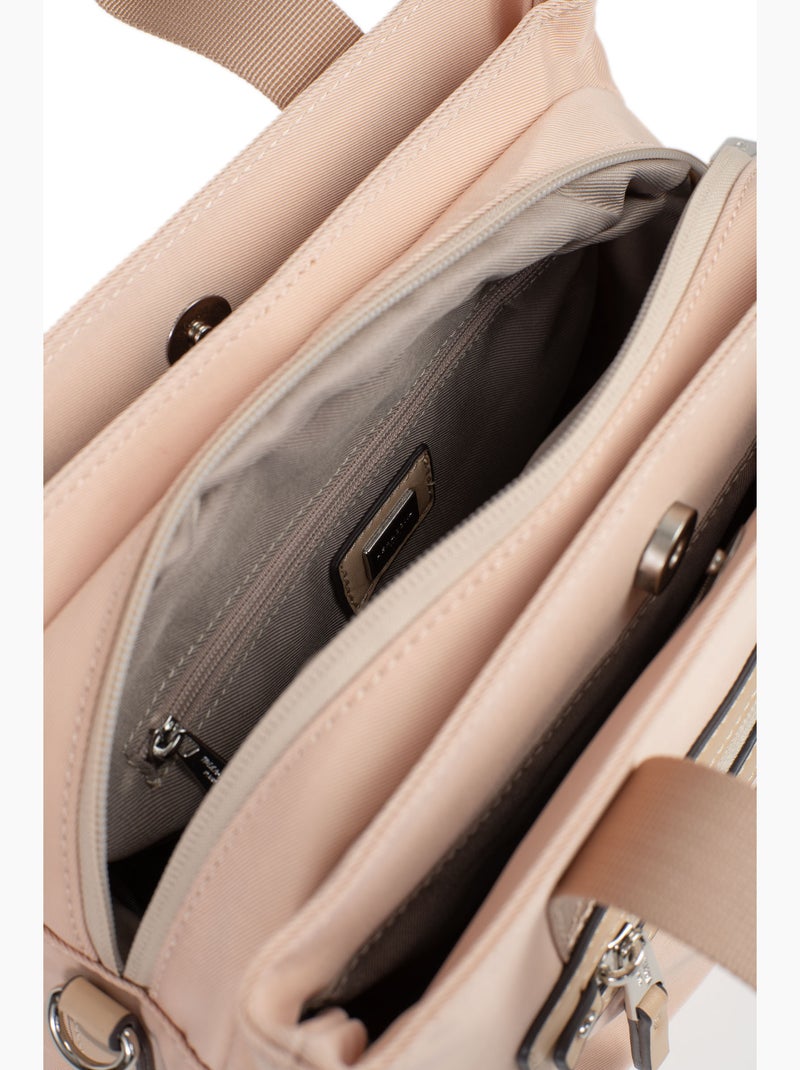 Bolso de mano 2 asas yona hexagona Beige - Kiabi