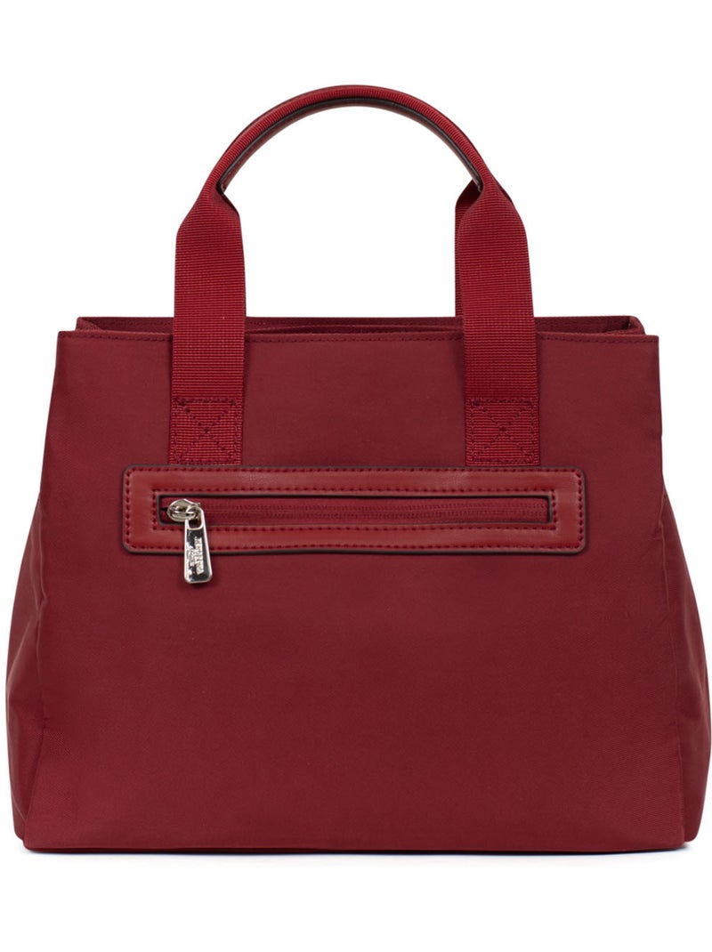 Bolso de mano 2 asas yona hexagona Rojo carmín - Kiabi