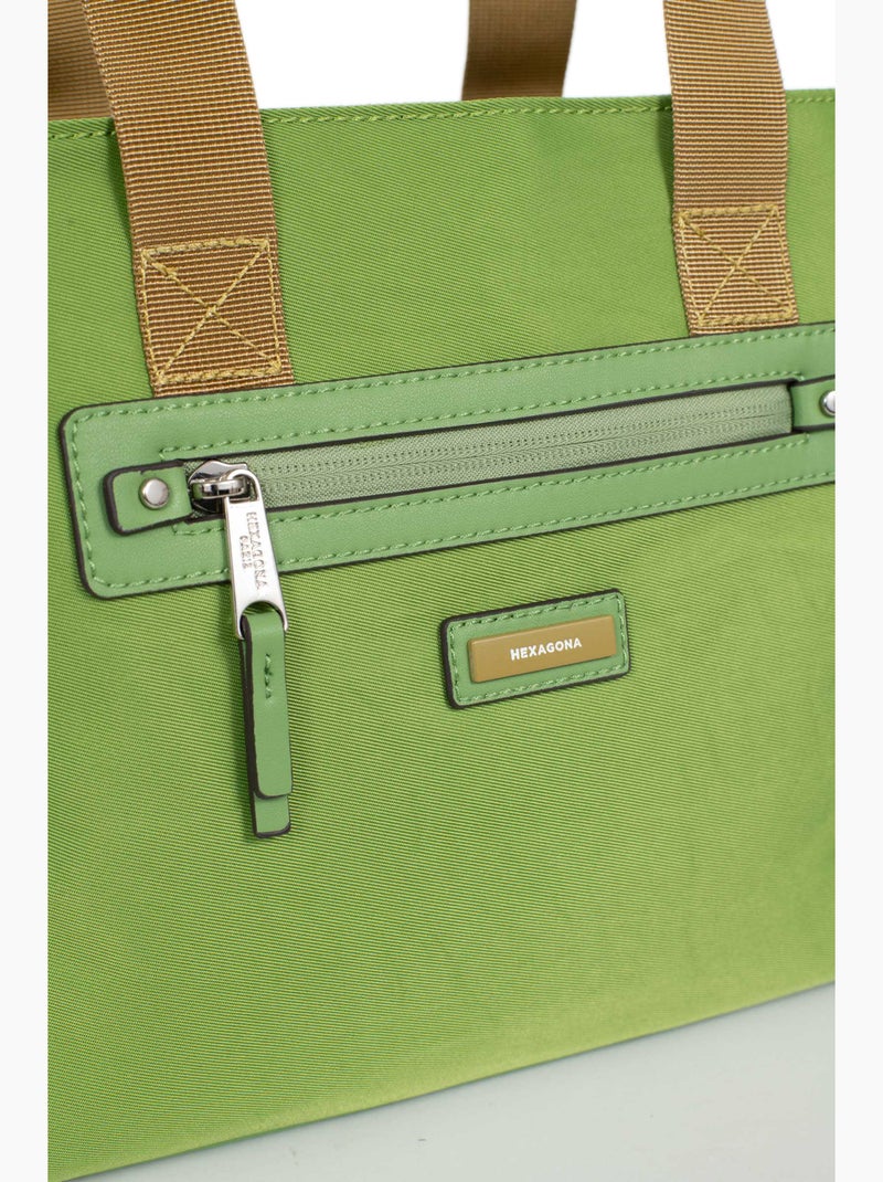 Bolso de mano 2 asas yona hexagona Verde - Kiabi