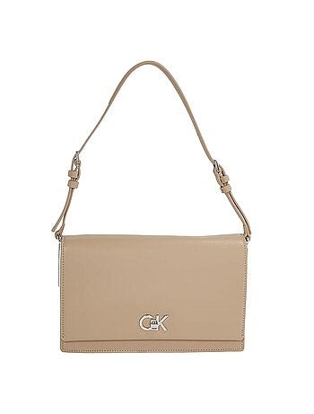 Bolso de mano claro para mujer Calvin Klein Jeans Elongated