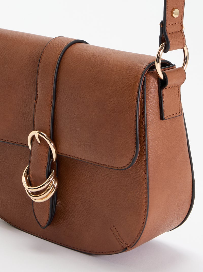 Bolso de mano con bandolera Beige - Kiabi