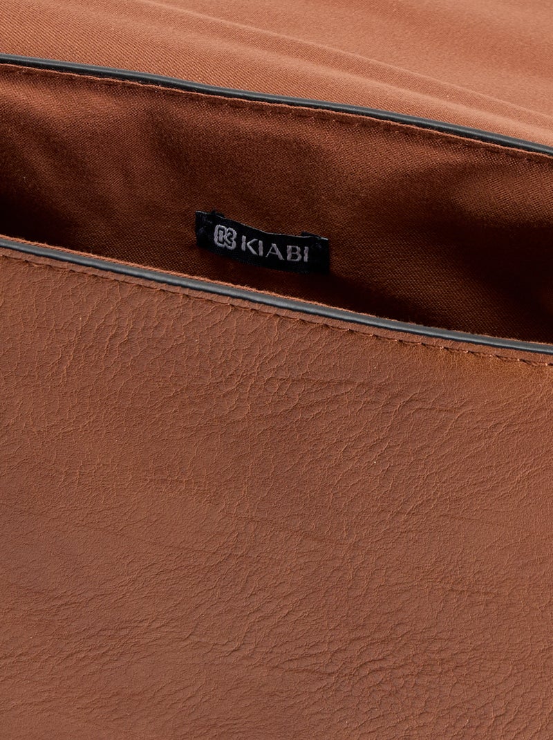 Bolso de mano con bandolera Beige - Kiabi