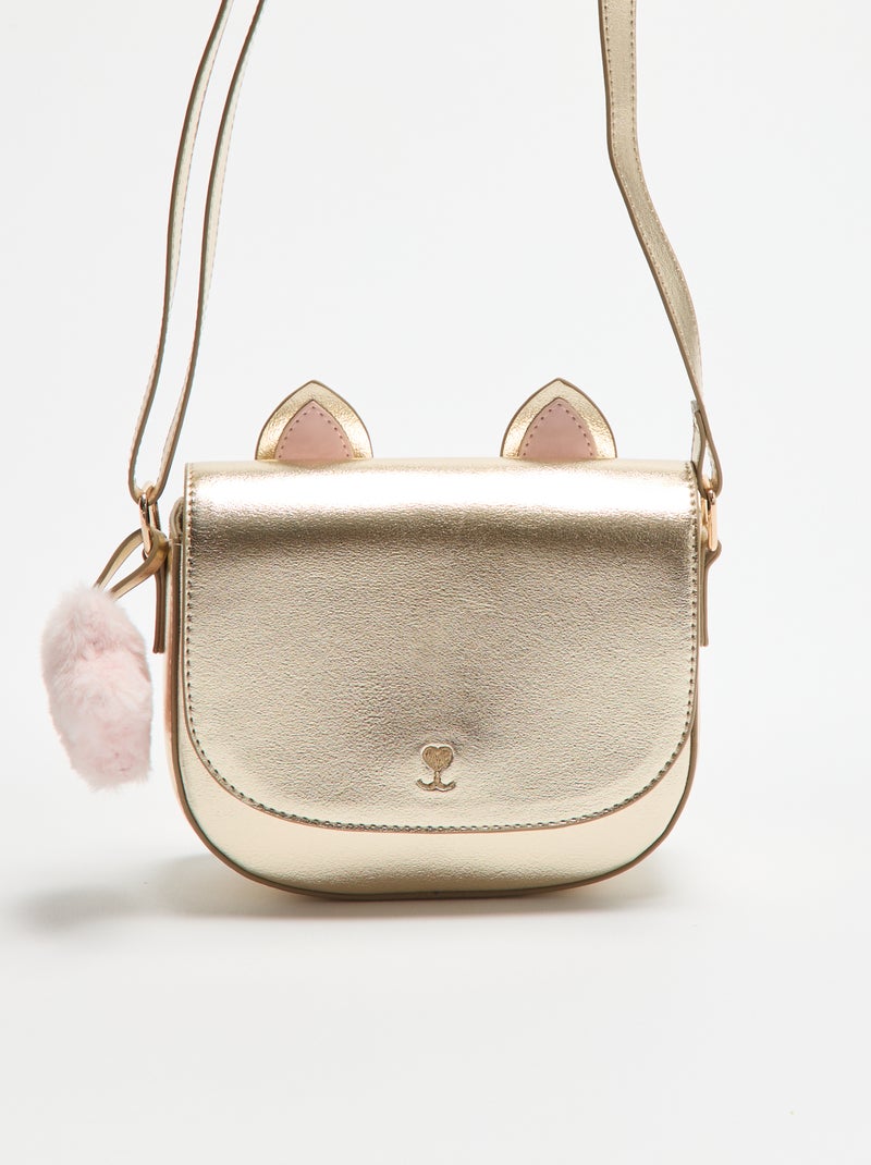 Bolso de mano con diseño de 'gato' Amarillo - Kiabi