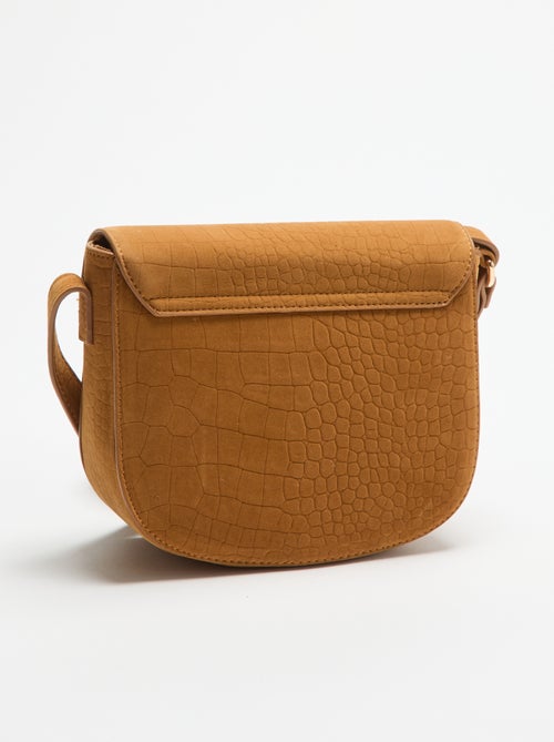 Bolso de mano de antelina - Kiabi