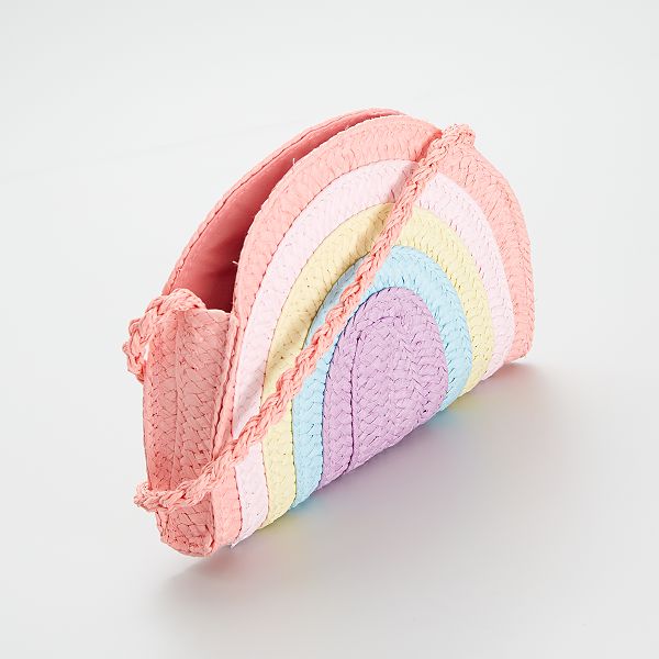 Bolso de paja 'arcoíris' null - multicolor - Kiabi - 8,00€