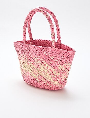 Bolso de papel trenzado