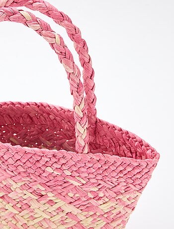 Bolso de papel trenzado