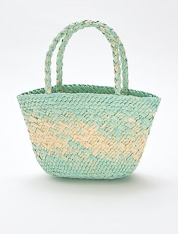 Bolso de papel trenzado