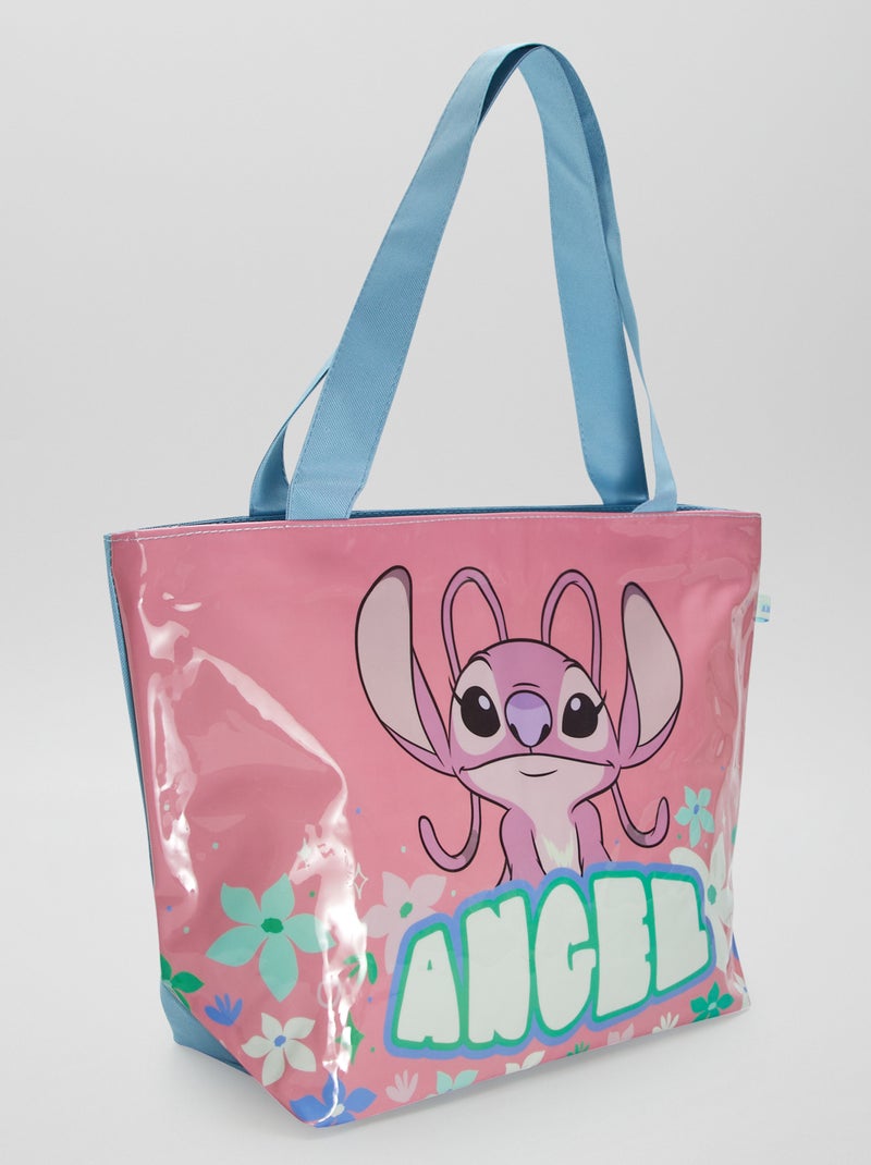 Bolso de playa 'Stitch' ROSA - Kiabi