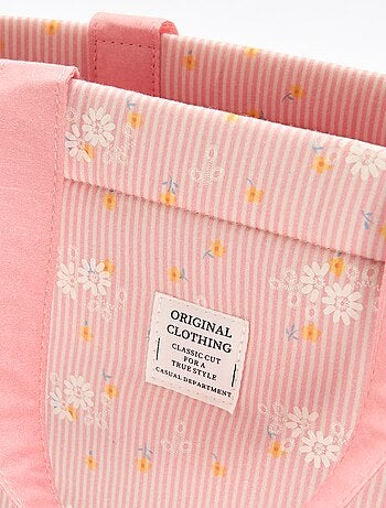 Bolso de tela acolchado