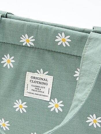 Bolso de tela acolchado