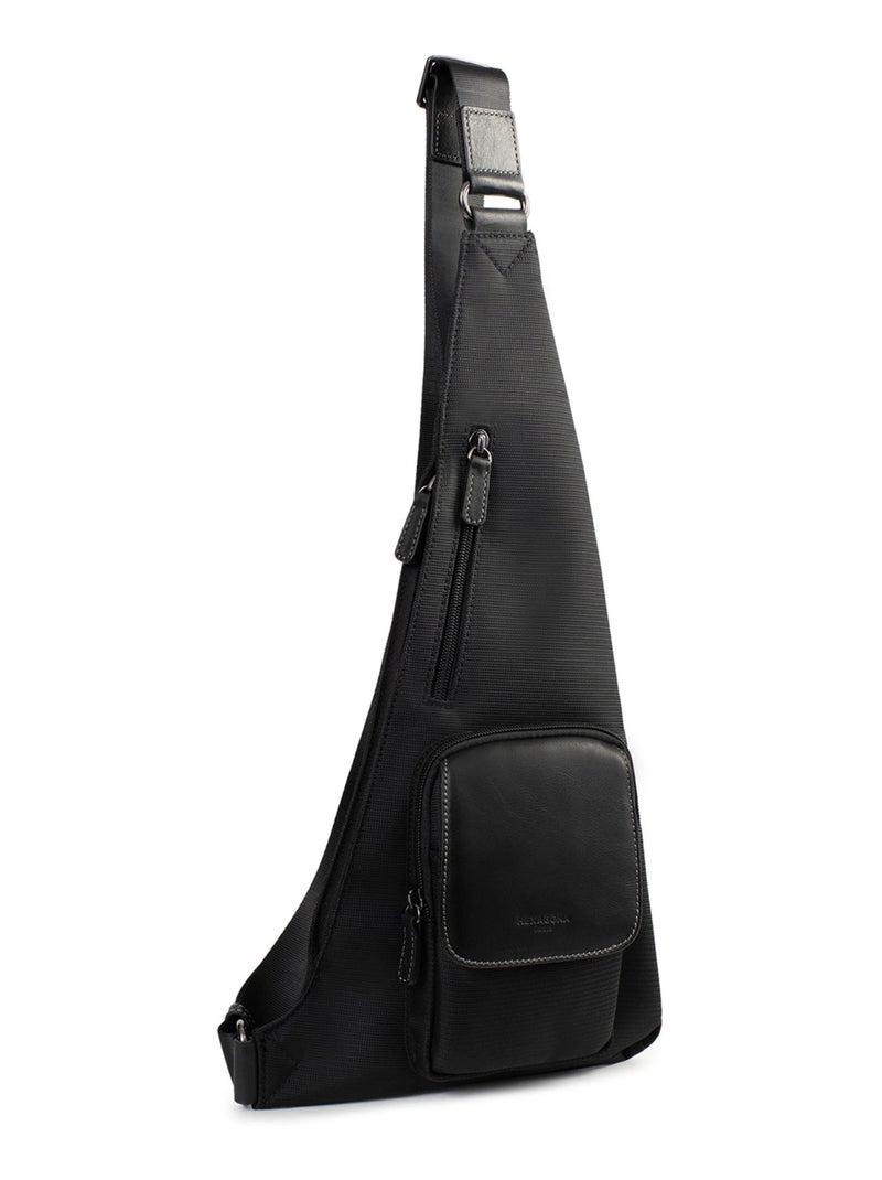 Bolso de un solo tirante travel hexagona Negro - Kiabi