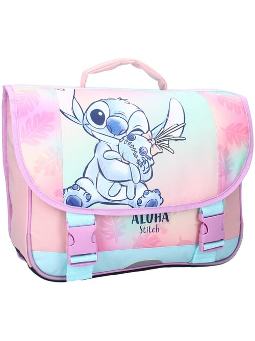 Bolso escolar tipo messenger stitch aloha 38 cm con 2 compartimentos - Kiabi Bolso escolar tipo messenger stitch aloha 38 cm con 2 compartimentos - Kiabi