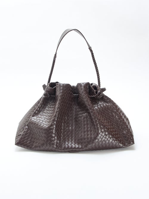 Bolso grande de imitación con efecto trenzado - Kiabi