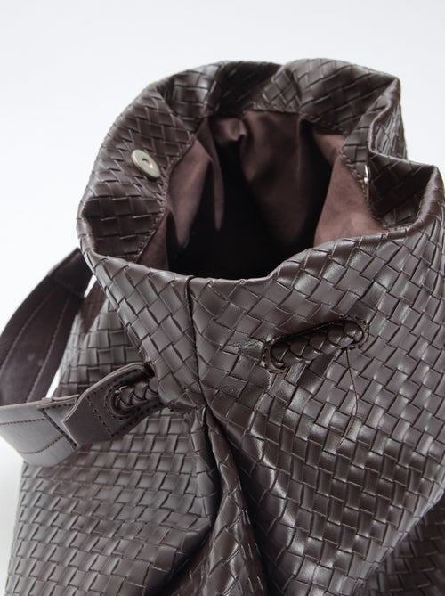 Bolso grande de imitación con efecto trenzado - Kiabi