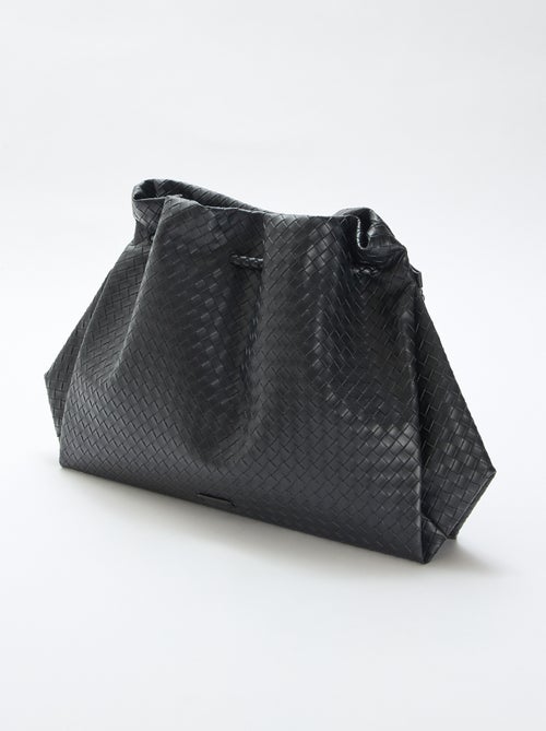 Bolso grande de imitación con efecto trenzado - Kiabi