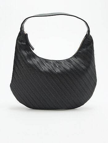 Bolso grande de imitación cuero