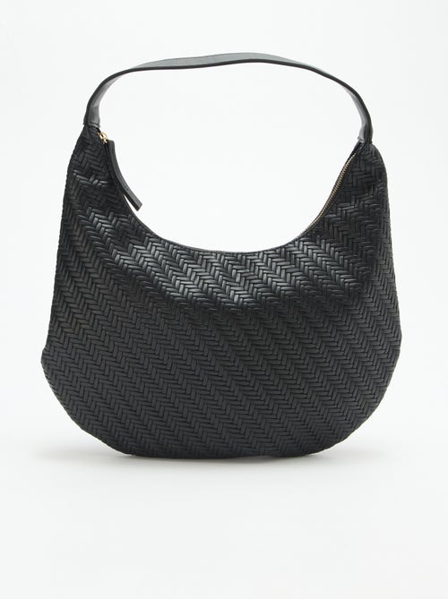 Bolso grande de imitación cuero - Kiabi