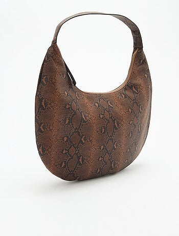 Bolso grande de imitación cuero