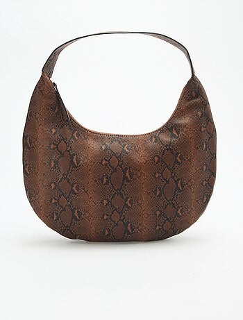 Bolso grande de imitación cuero