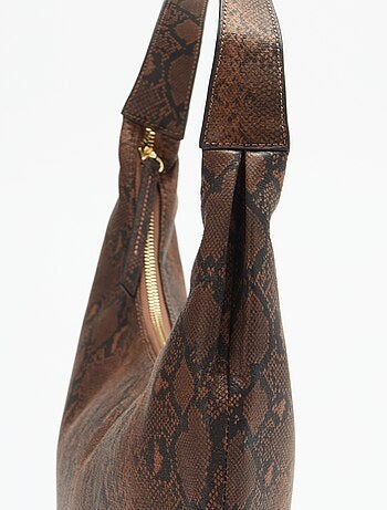 Bolso grande de imitación cuero