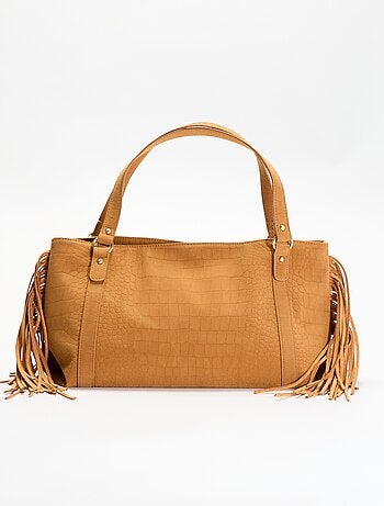 Bolso hobo con flecos