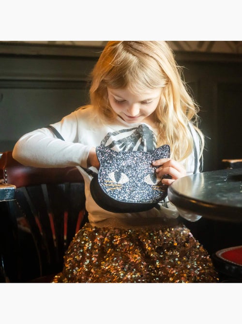 Bolso infantil gato negro con purpurina | Great Pretenders - Kiabi