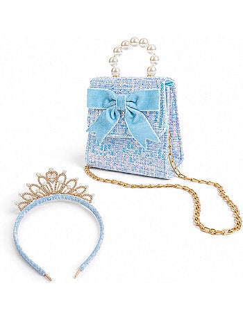 Bolso infantil princesa con diadema mademoiselle | great pretenders