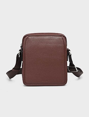 Bolso masculino de piel con solapa - AFIBEL