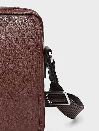 Bolso masculino de piel con solapa - AFIBEL