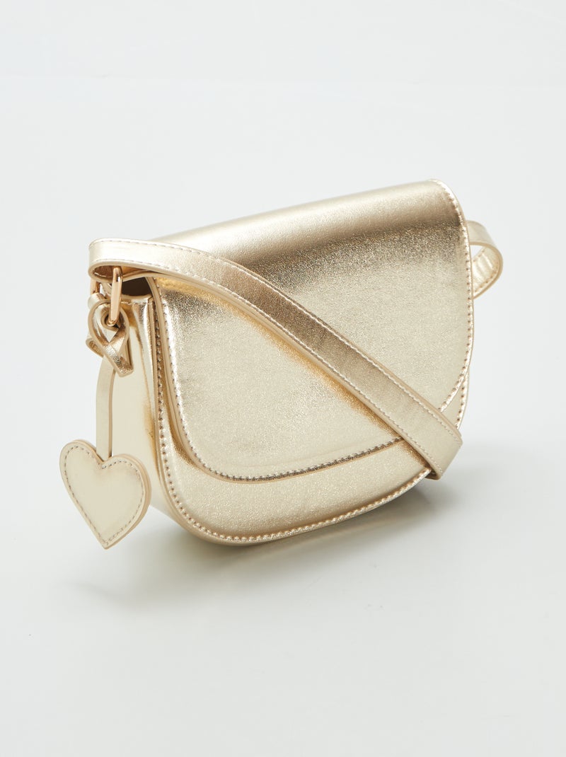 Bolso media luna dorado BEIGE - Kiabi