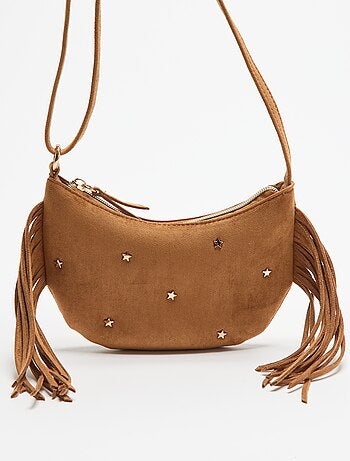Bolso mini con flecos