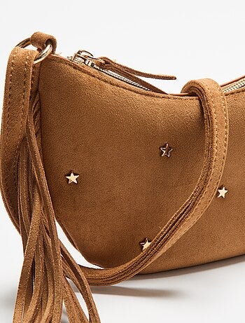 Bolso mini con flecos