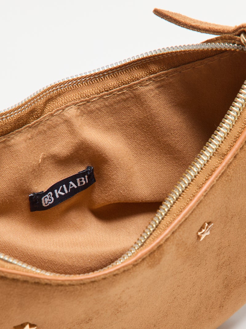 Bolso mini con flecos Beige - Kiabi