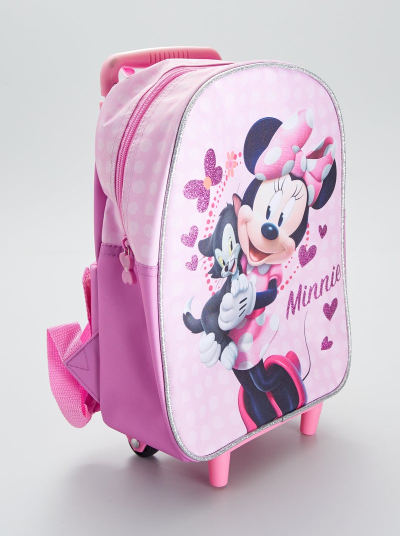 Bolso 'Minnie' mediano con ruedas rosa - Kiabi