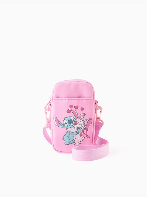 Bolso para el móvil con estampado de Stitch y Angel - Kiabi