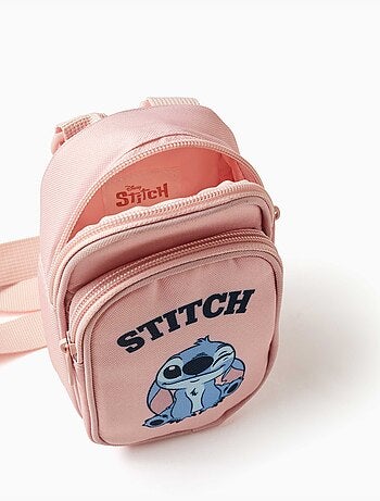 Bolso para teléfono con estampado de Stitch y tira ajustable