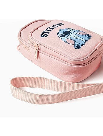 Bolso para teléfono con estampado de Stitch y tira ajustable