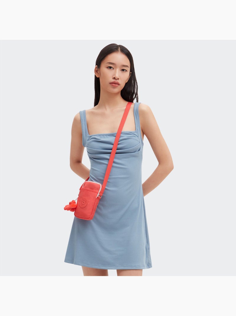 Bolso para teléfono tally con bandolera ajustable – kipling Naranja coral - Kiabi
