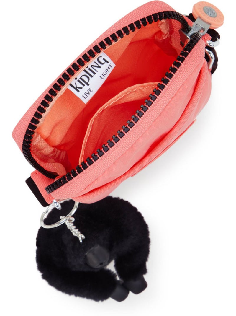 Bolso para teléfono tally con bandolera ajustable – kipling Negro Rosa Negro - Kiabi