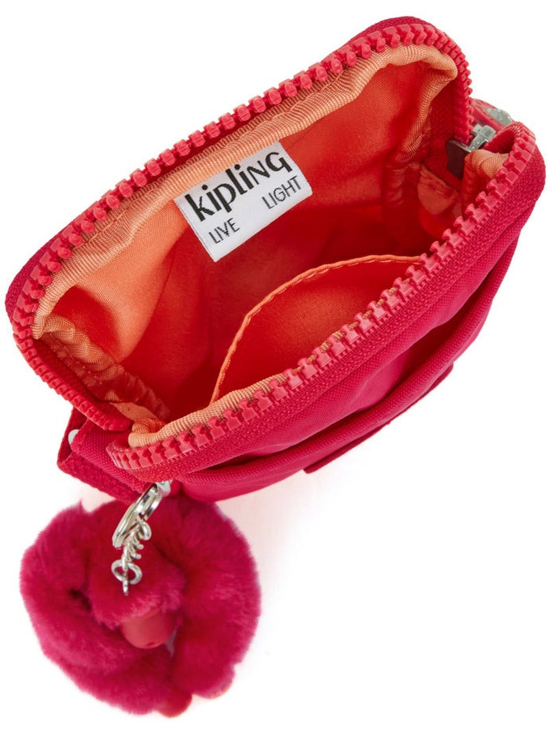 Bolso para teléfono tally con bandolera ajustable – kipling Rosa oscuro - Kiabi